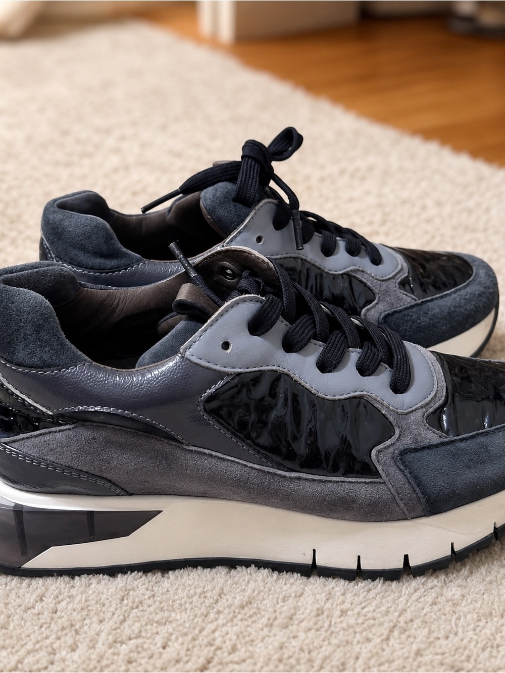 Soft Waves Navy Shoes From Gus Mayer